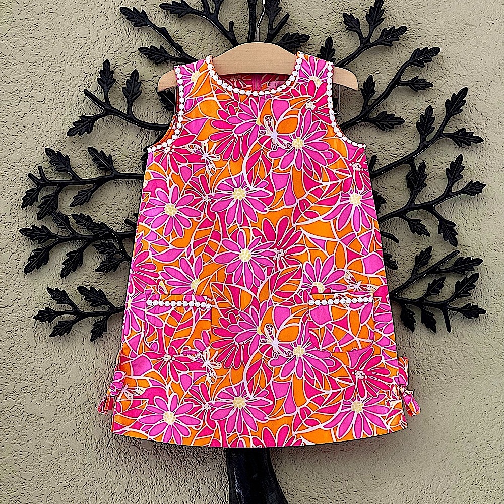 Lilly Pulitzer Girl’s Classic Shift Dress Size 4 Excellent Condition